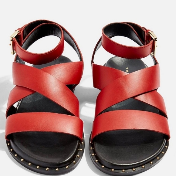 Topshop Shoes - Beautiful Red Sandals